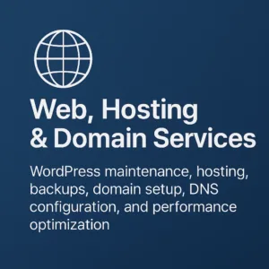 Web, Hosting & Domain Services