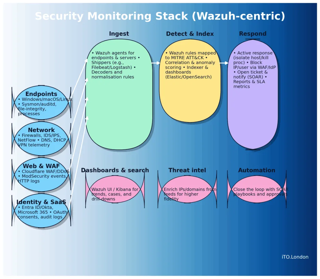 Cybersecurity wazuh-centric iTO.London