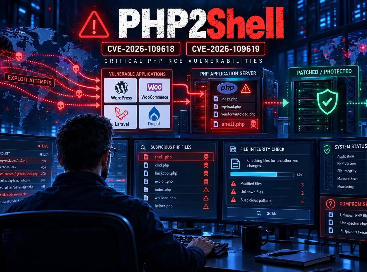 PHP2Shell Cyber Threat Operations Centre